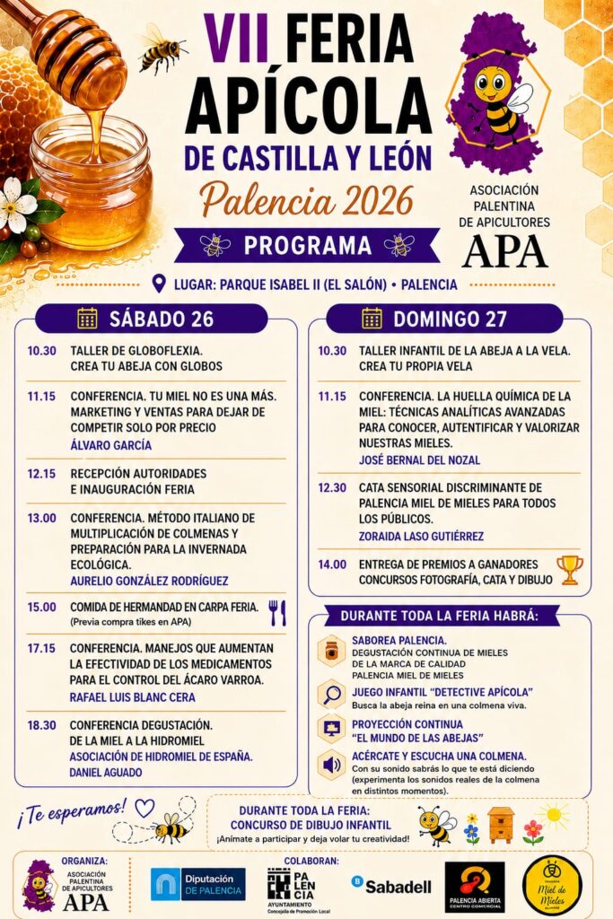 Programa Feria Apícola Palencia 2026